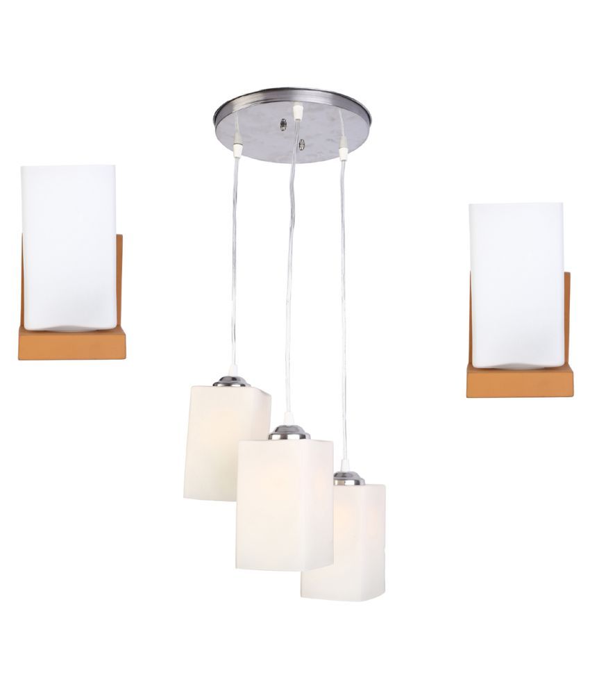     			AFAST Glass Pendant White - Pack of 3