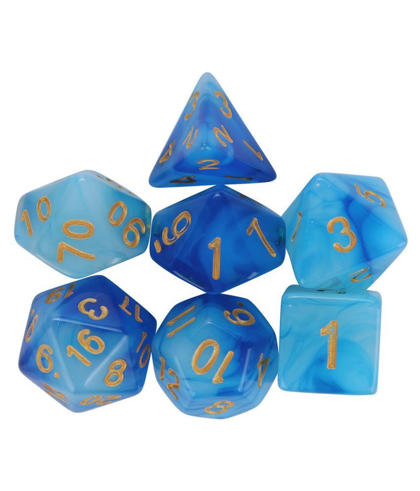 Dice For Trpg Game Dungeons Dragons Polyhedral D4 D Multi Sided Acrylic Dice Buy Online At Best Price In India Snapdeal