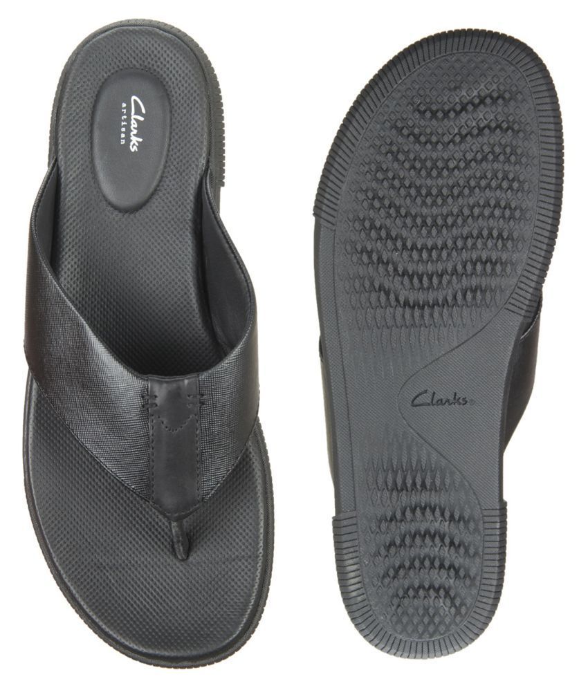 Clarks Black Thong Flip Flop Price in India- Buy Clarks Black Thong Flip Flop Online at Snapdeal