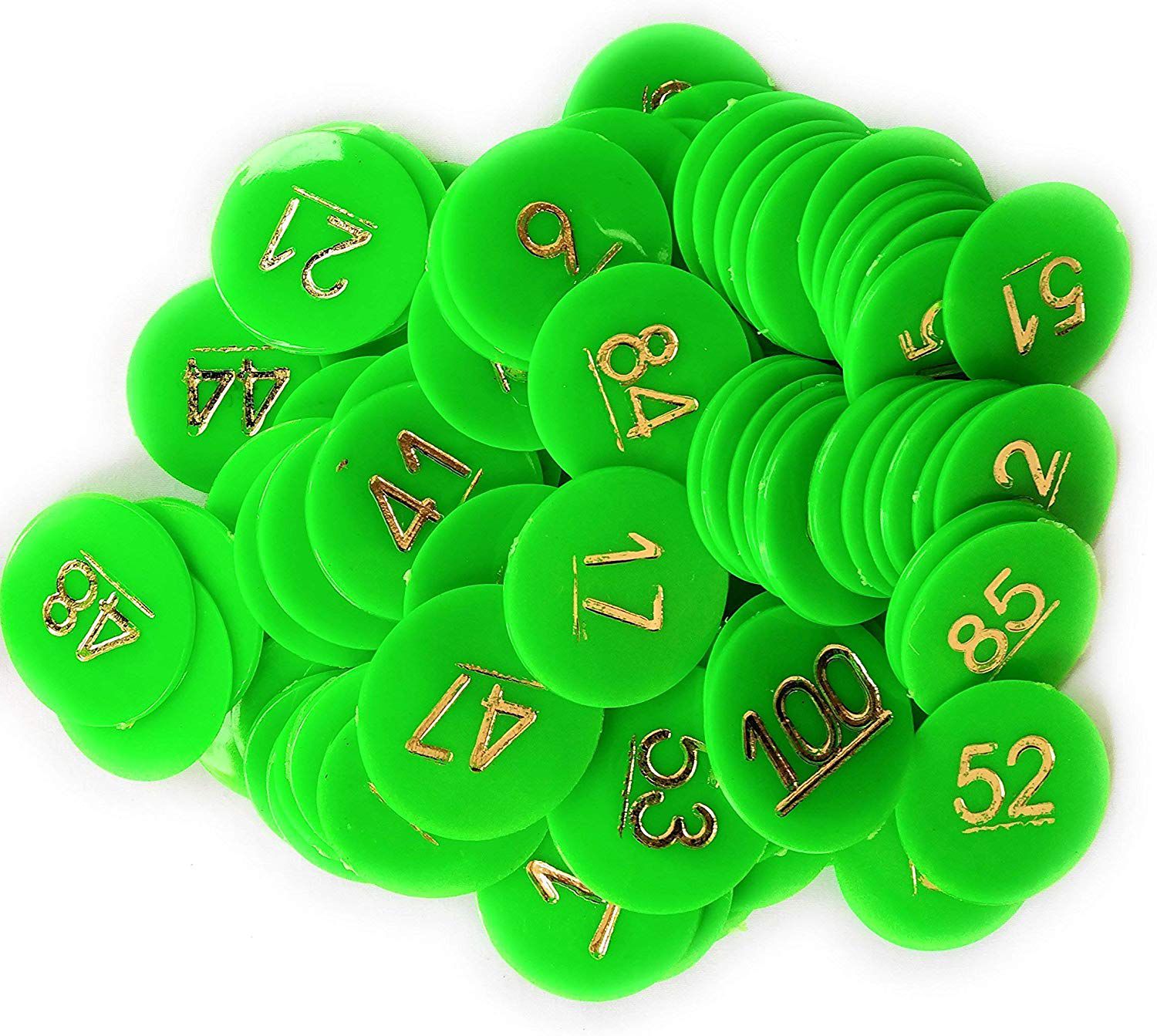 Used in Multiple Kind of Work and Games SIPL Plastic Coin/Token Numbered Plastic Token