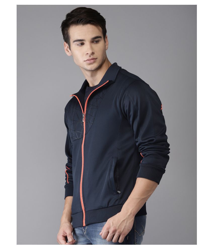 The Indian Garage Co. Navy Casual Jacket - Buy The Indian Garage Co. Navy Casual Jacket Online 