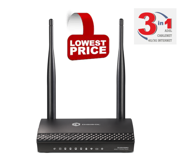 Digisol Dg Bg4300nu 300mbps Black Modem Buy Digisol Dg Bg4300nu 300mbps Black Modem Online At Low Price In India Snapdeal