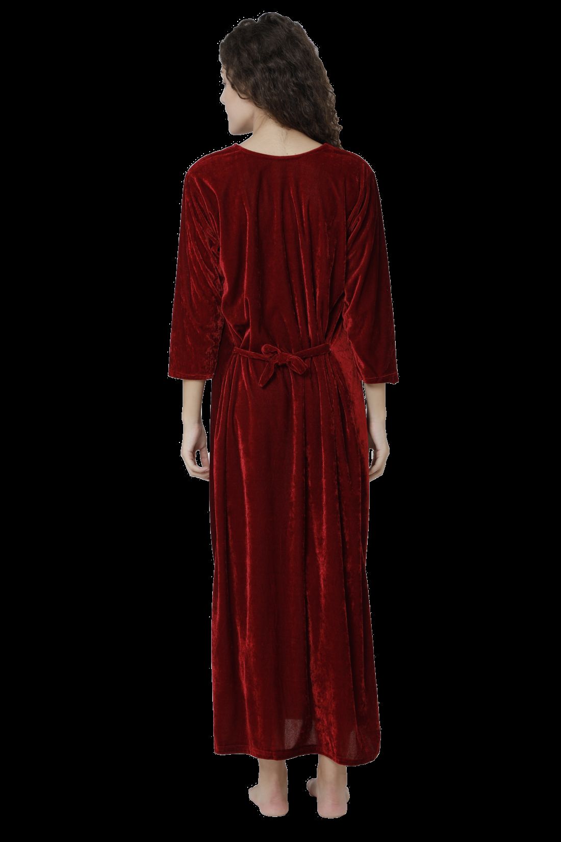 velvet nighty design