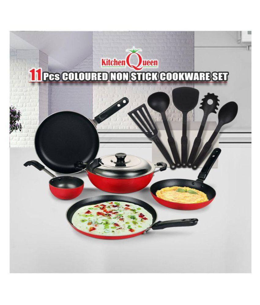 View Detail Kitchen Queen 11 Piece Cookware Set: Buy Online at Best ... Design Interior