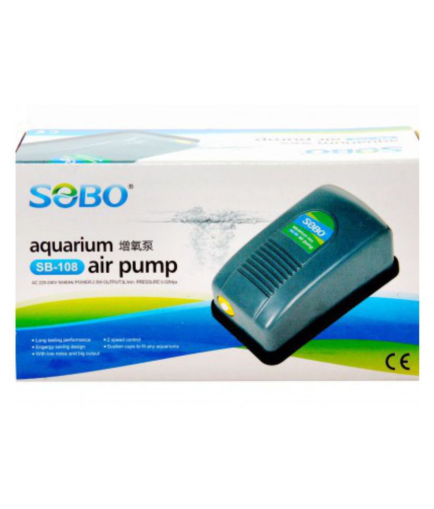 SOBO Aquarium Air Oxygen Pump SB-108