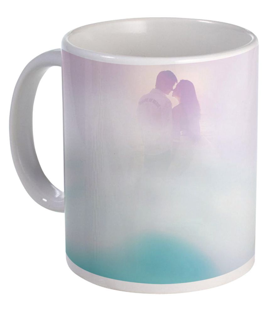 COLOR YARD love couple design onwatercolor background Ceramic Coffee Mug 1  Pcs 320 mL: Buy Online at Best Price in India - Snapdeal