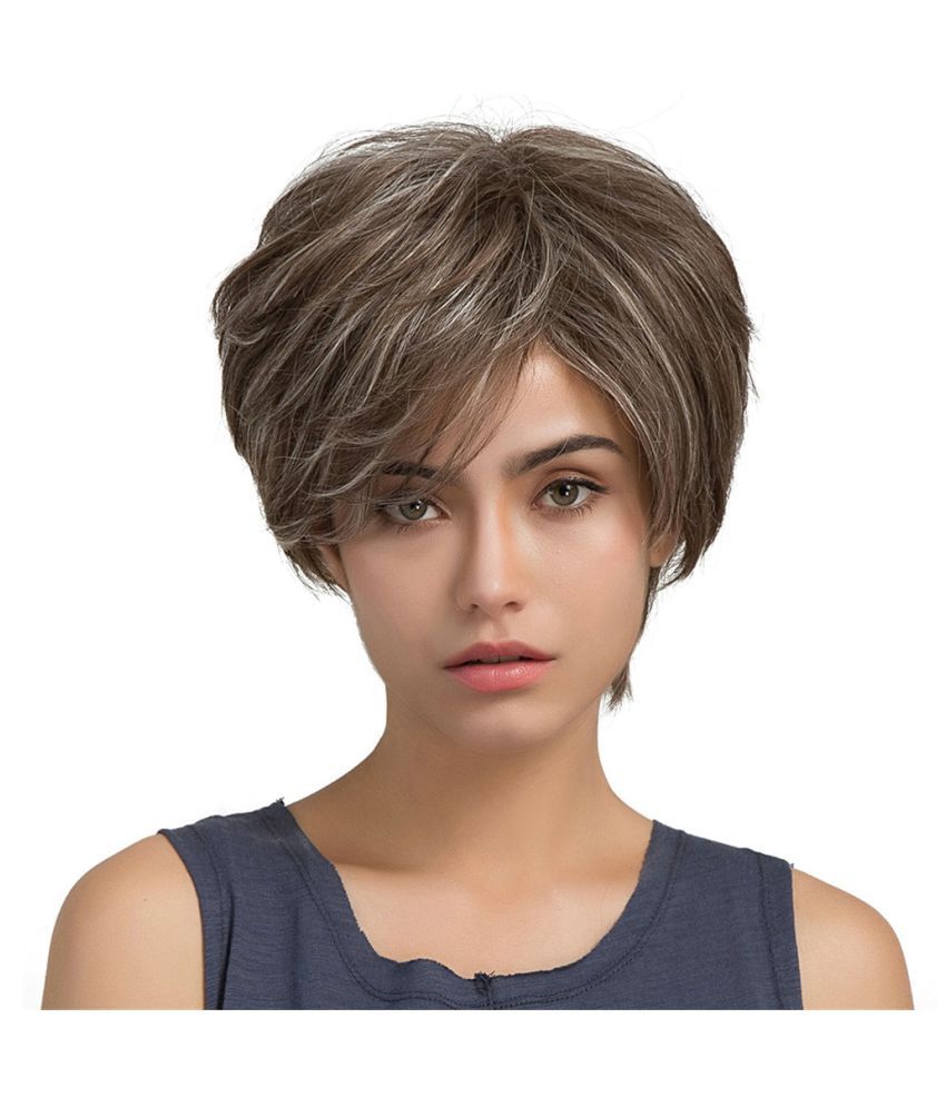 side fringe wig