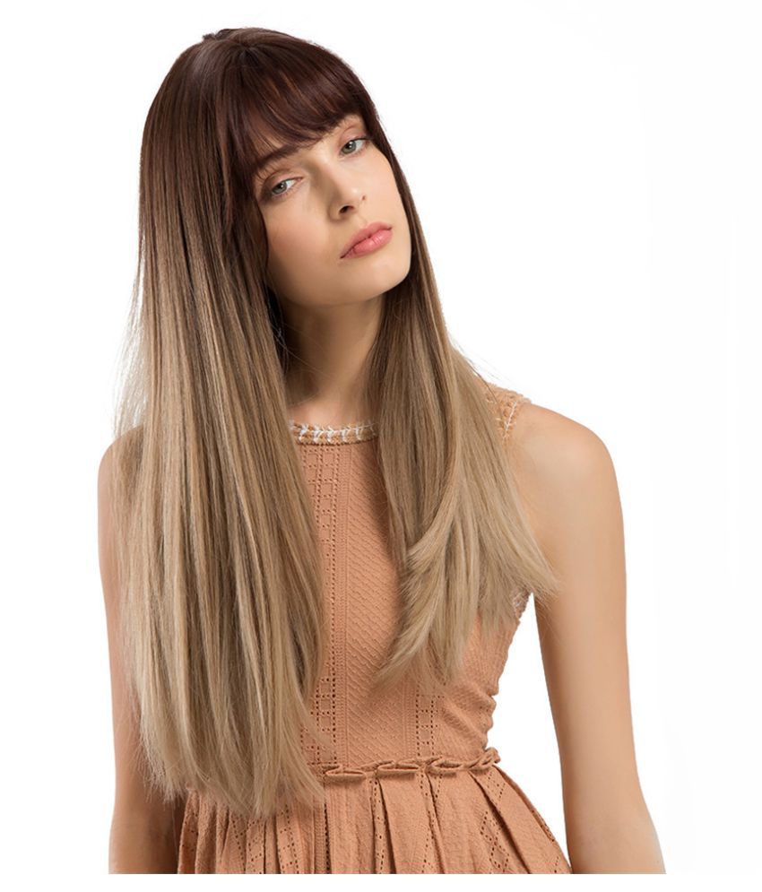 Long Straight Hair Hairstyle Synthetic Hair Wigs For