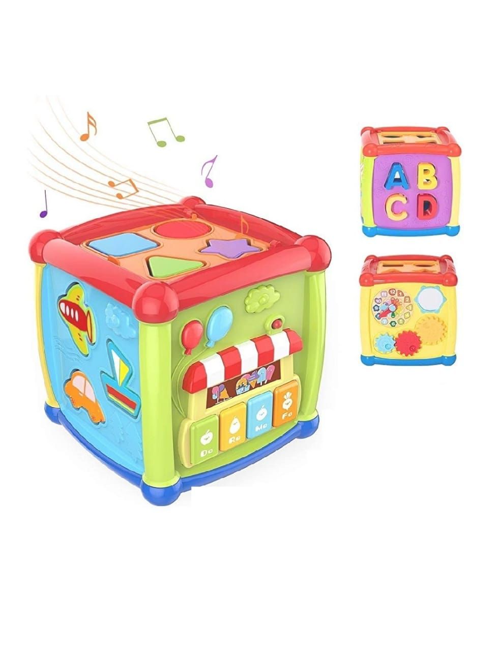 Fancy Activity Cube 6in1 Musical Learning Activity Toy with Shapes
