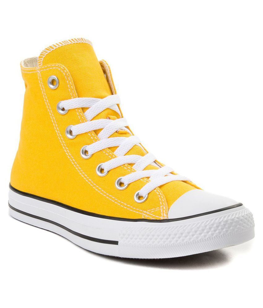 yellow orange converse