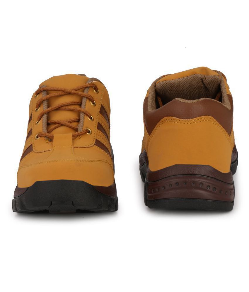 beige hiking boots