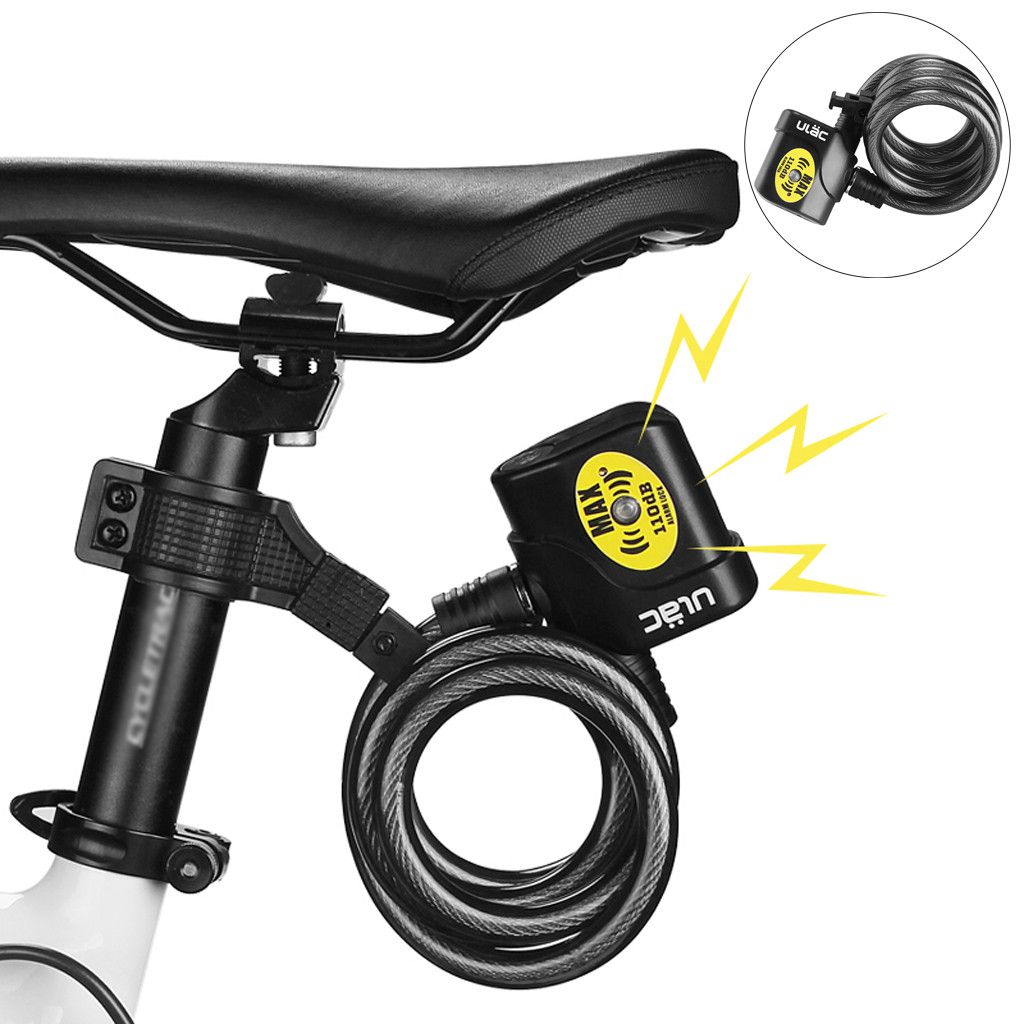cycle lock with alarm