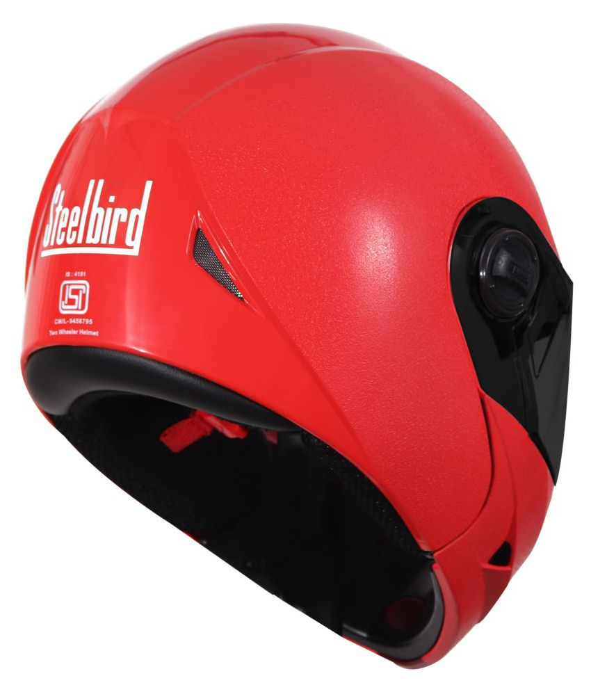 Steelbird SB41 OSKA CLASSIC Flip Up Helmet Red M Buy Steelbird SB