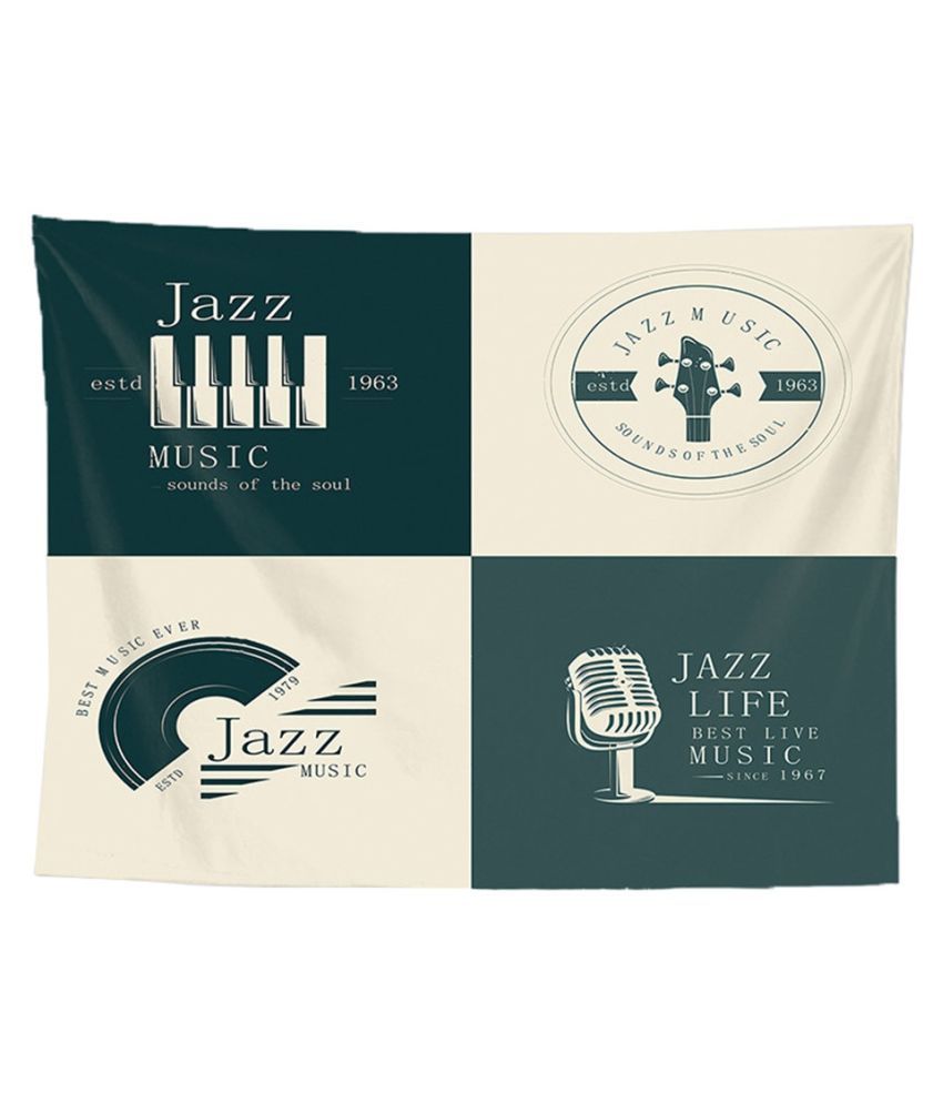 Music Tapestry Fabric Wall Hanging Decor For Bedroom Living