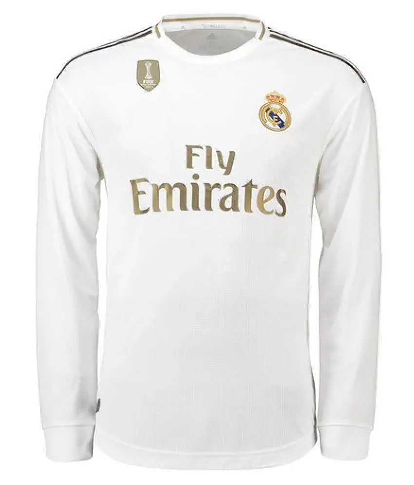 Real Madrid Home Long-Sleeve Soccer Jersey 2019-2020 (Only Jersey): Buy  Online at Best Price on Snapdeal