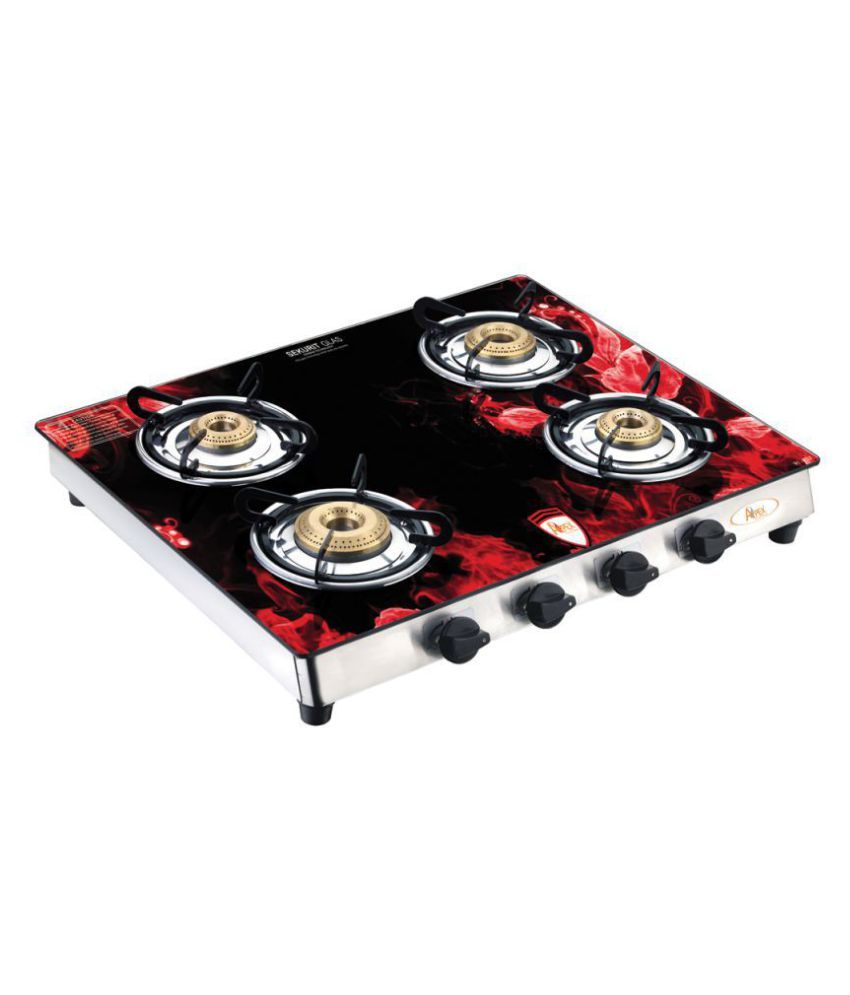 Apex Designer (R1) 4 Burner Manual Gas Stove Price in India Buy Apex
