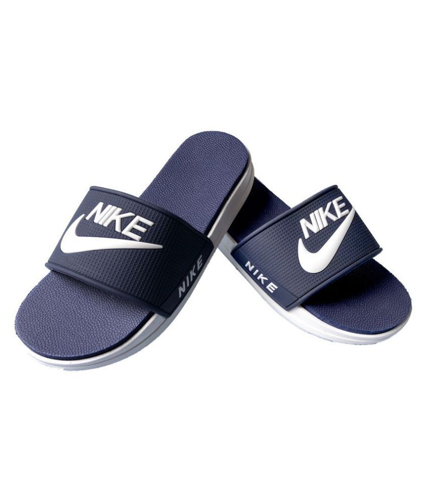 women's nike navy blue flip flops