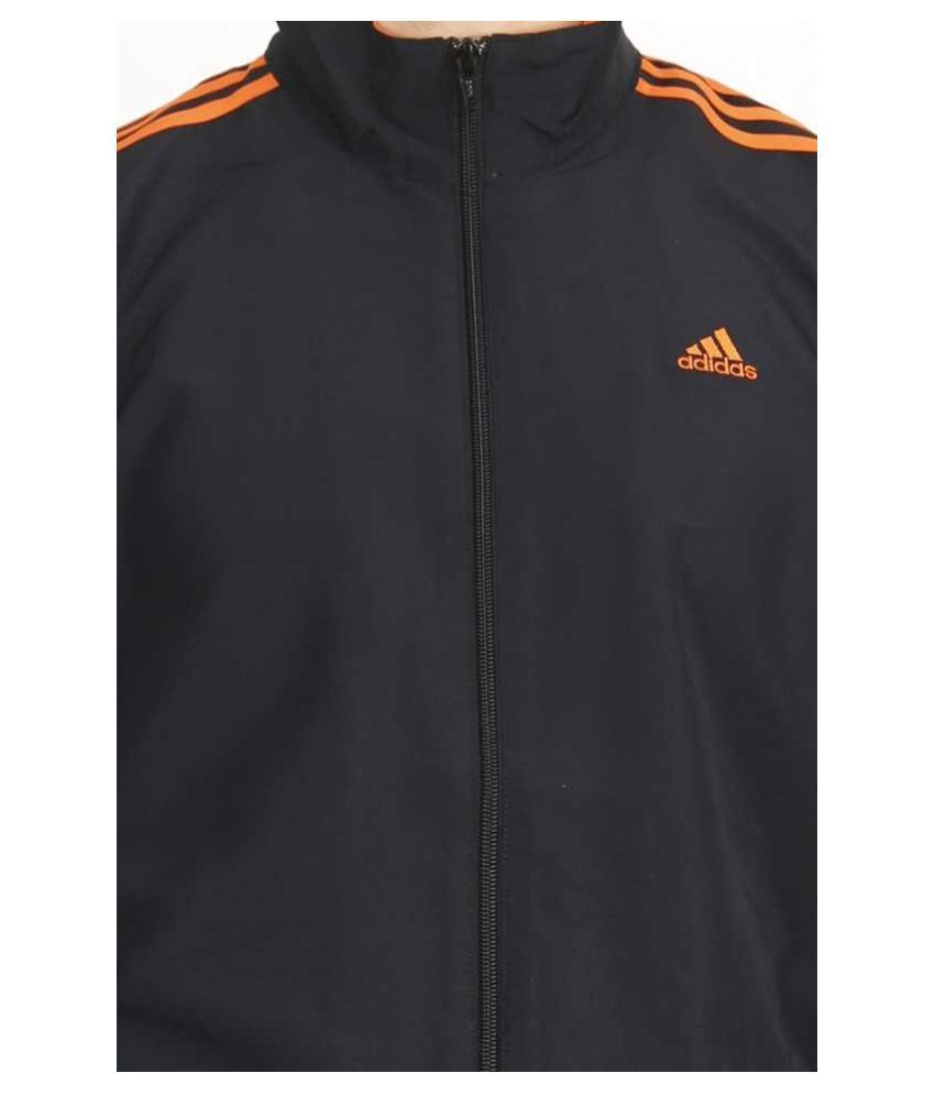 adidas black sports jacket