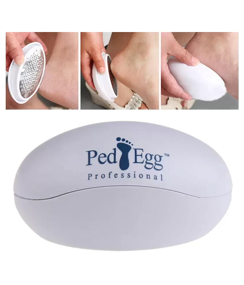  PegEgg Ped Egg Pedicure Foot File, 1-Pack (Colors May