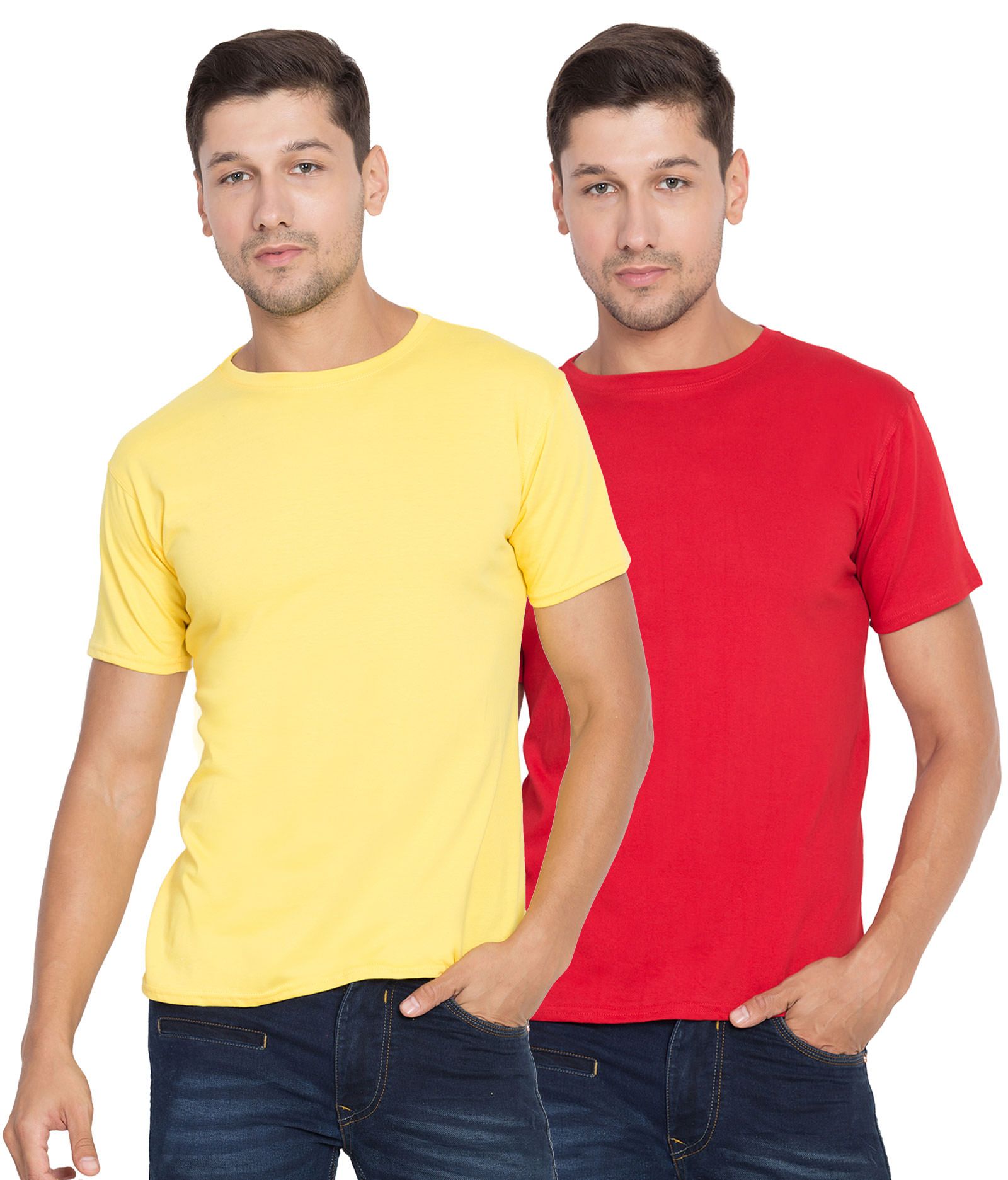 Cliths 100 Percent Cotton Multi Solids TShirt Buy Cliths 100 Percent