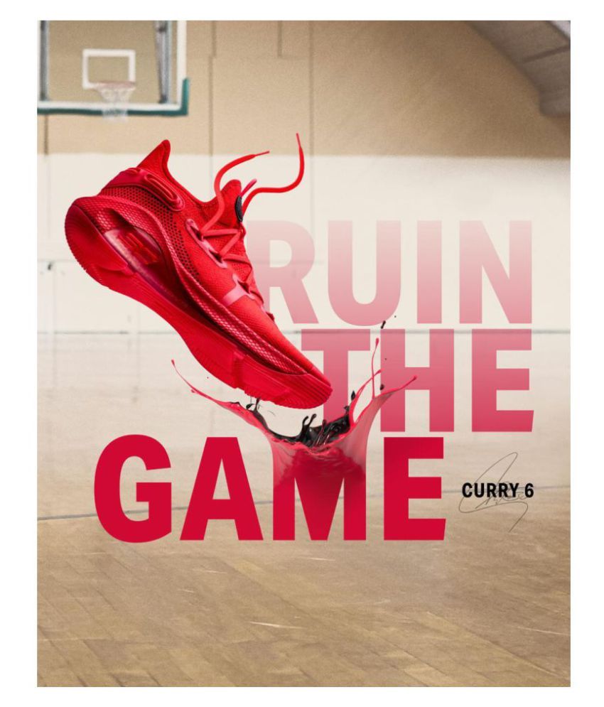 under armour curry 6 red