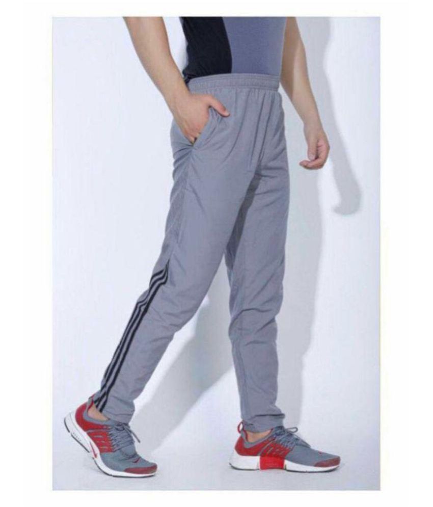 adidas black polyester lycra trackpants