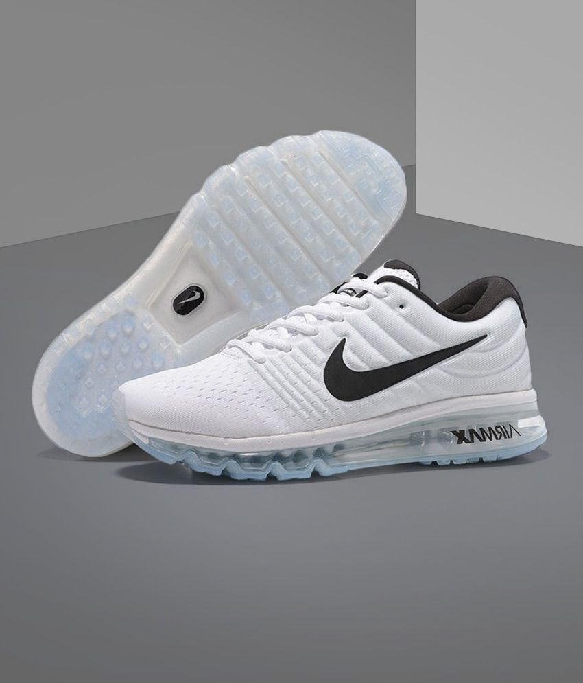 Nike Airmax 2017 White Running Shoes 