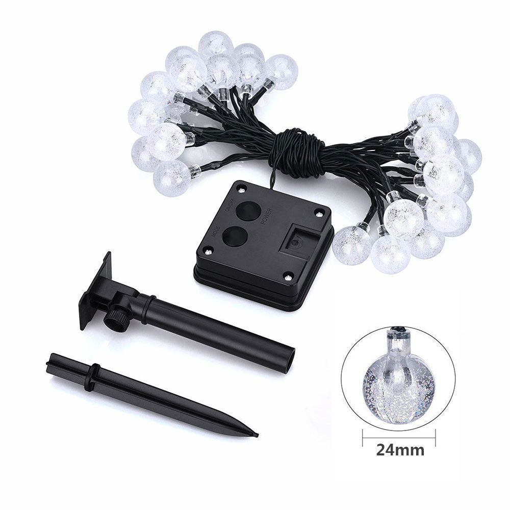 5m Solar Powered 20 Led String Light Garden Yard Decor Outdoor