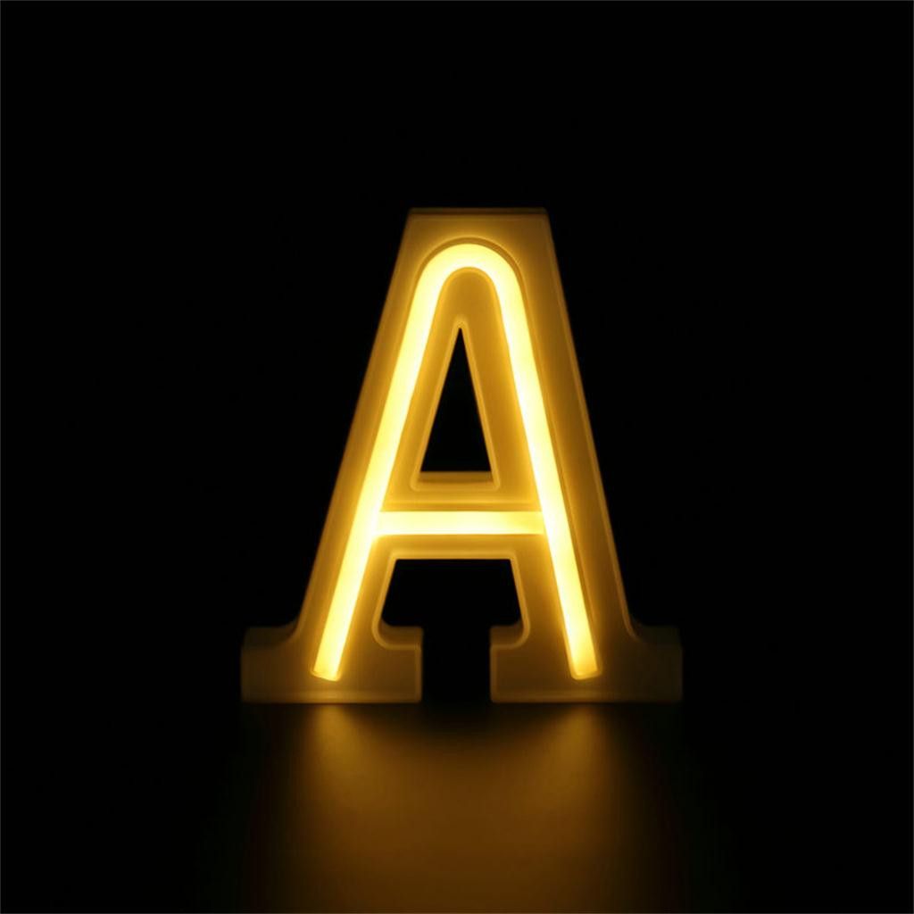 a letter led light