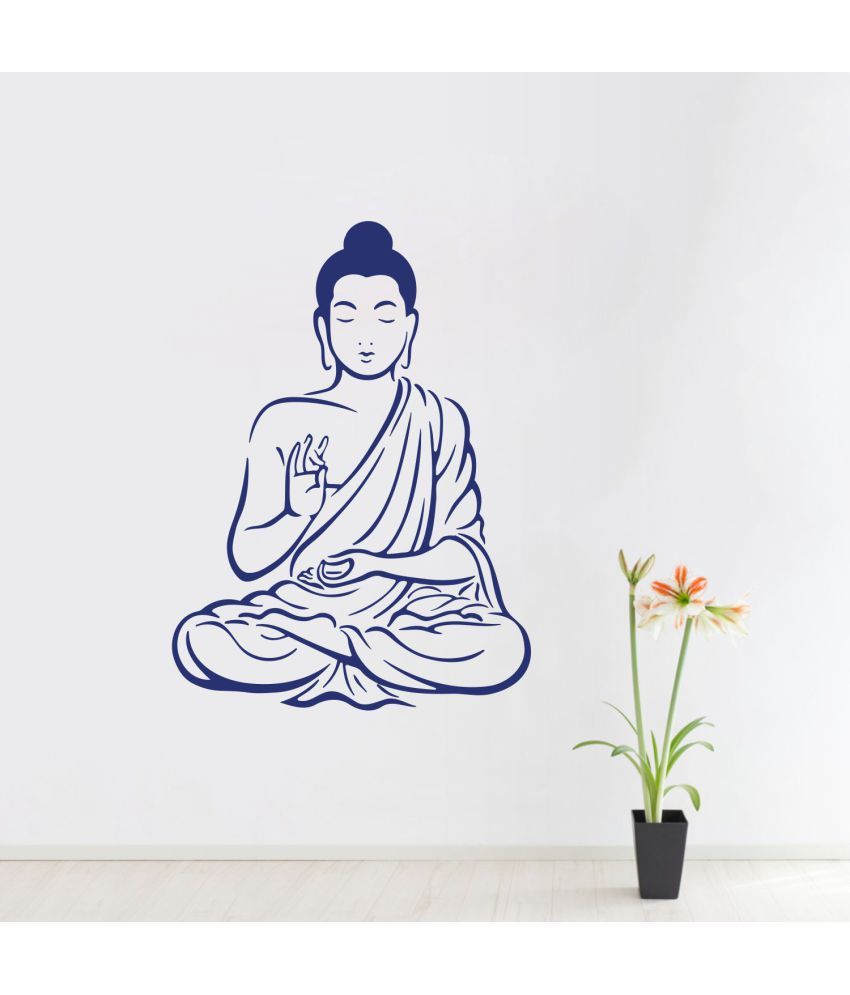     			Decor Villa Full lord budha Religious & Inspirational Sticker ( 80 x 58 cms )