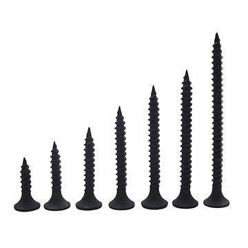Spider Dry Wall Screws (Self Tapping) with Black Finish size 3.5 x 50mm(DWS3550)Pack of 500 Pcs.