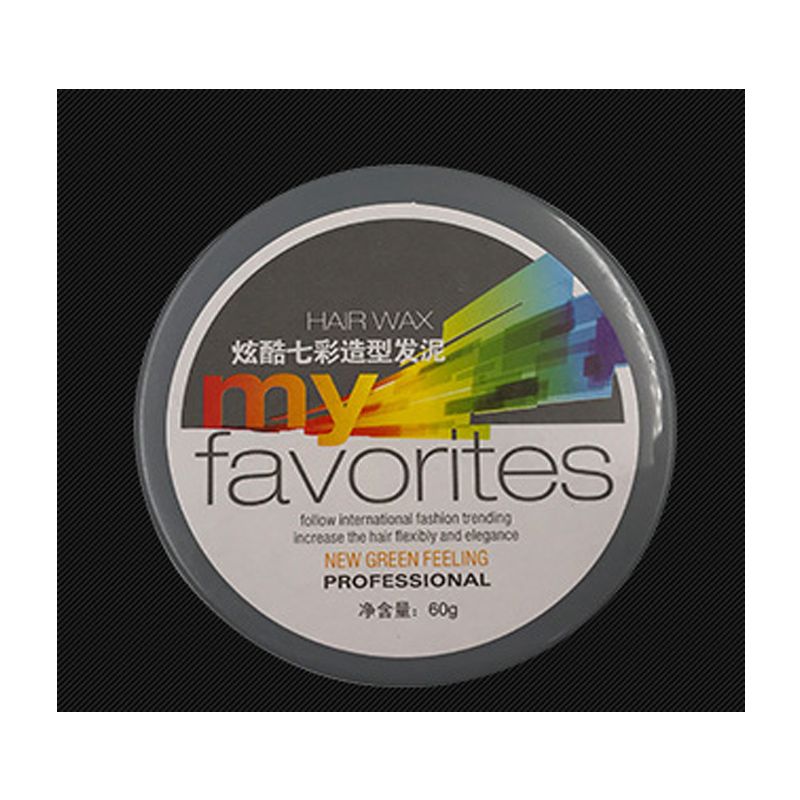 Uper 1pc Grey Color Men Styling Mud Fragrance Odorless Wax Hair