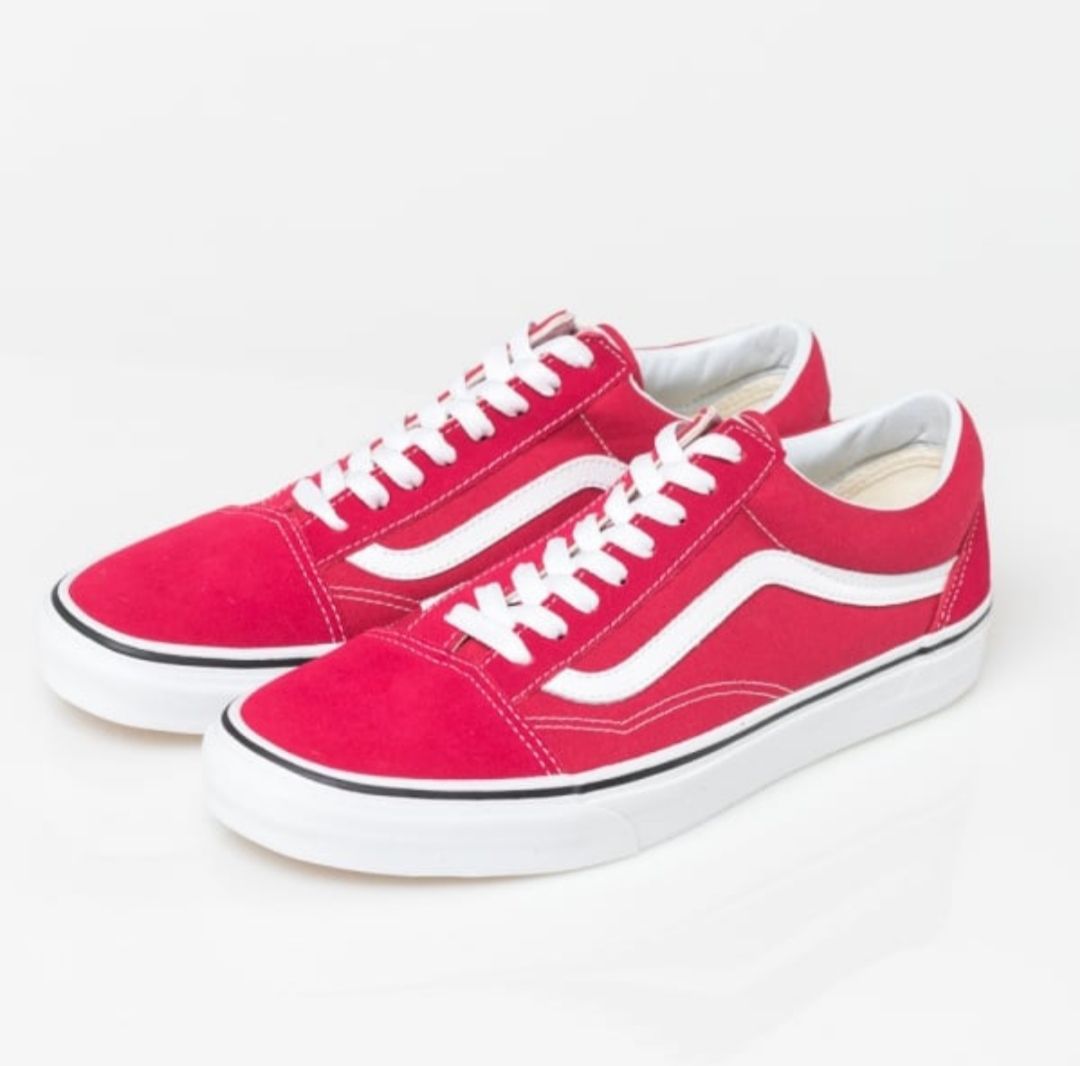 VANS Sneakers Red Casual Shoes - Buy VANS Sneakers Red Casual Shoes ... Red Vans Shoes For Girls