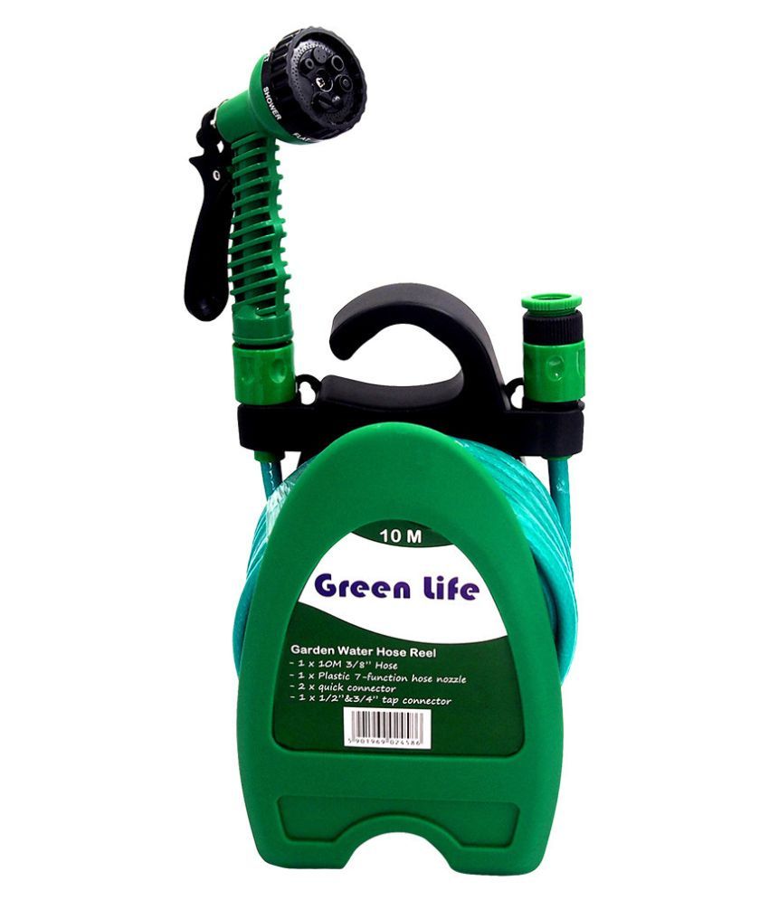 Hose Pipe Reel 50M Wall Mounted Storage Car Garden Watering Winder NEW