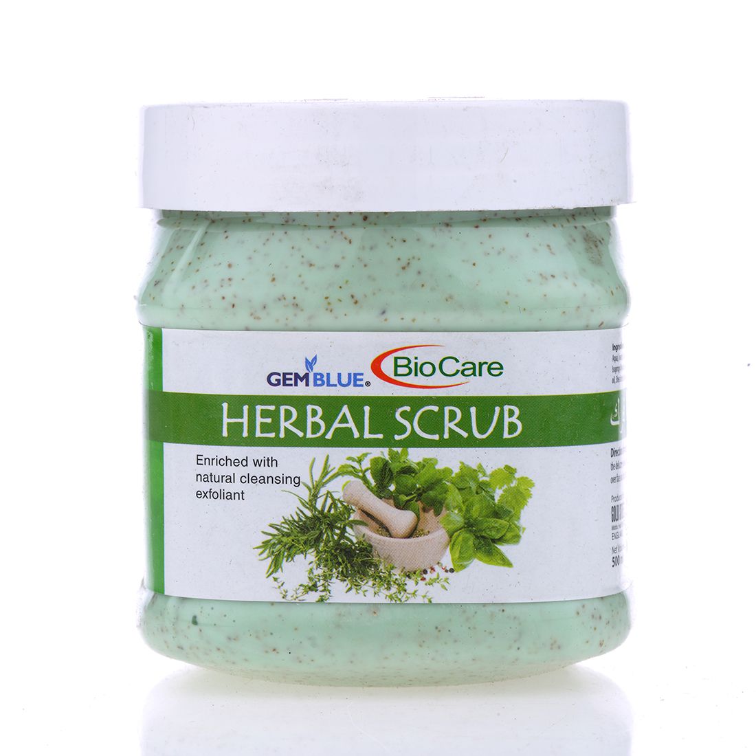     			gemblue biocare Herbal Facial Scrub 500 ml