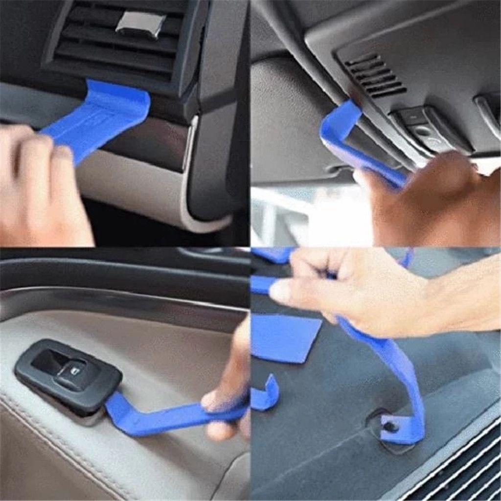 7Pcs Car Door Trim Removal Tool Pry Panel Dash Radio Body Clip Installer Kit