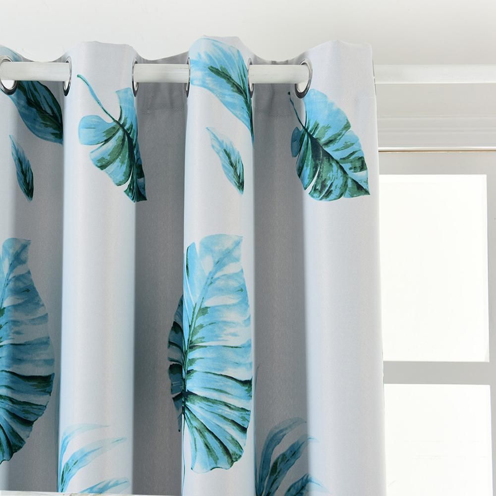 Blackout Curtains Tropical Print Living Bedroom Windows Drapes