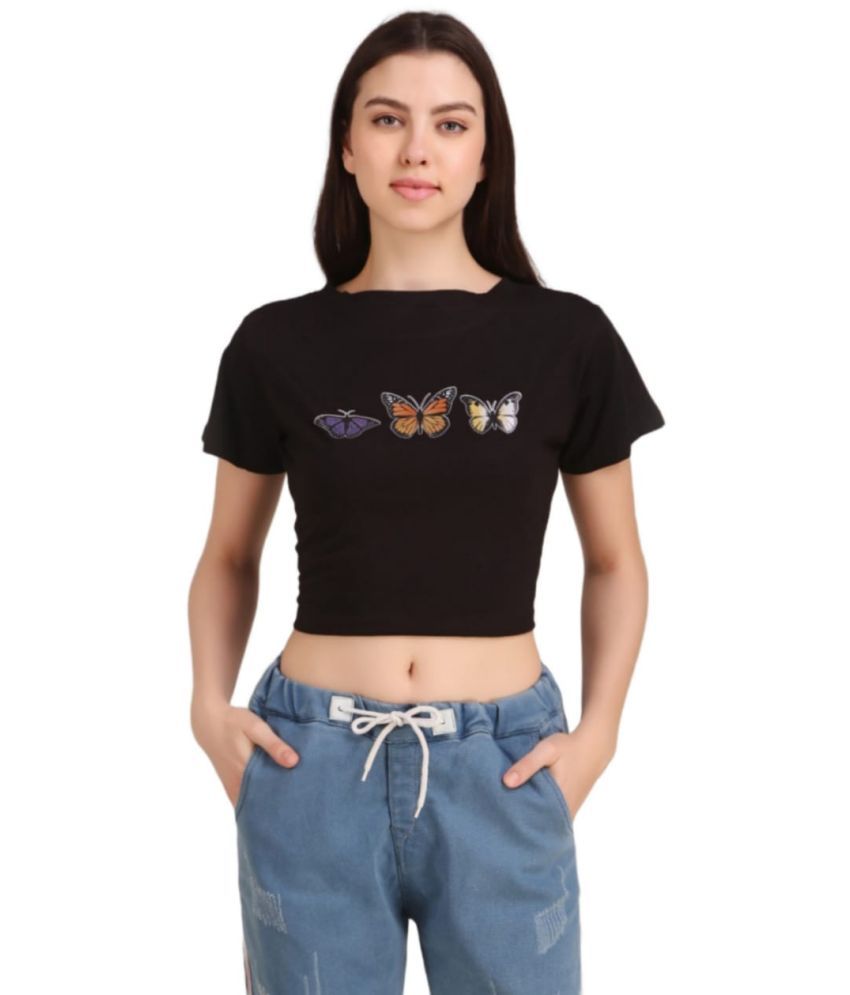     			Revexo Cotton Crop Tops - Multicolor Single