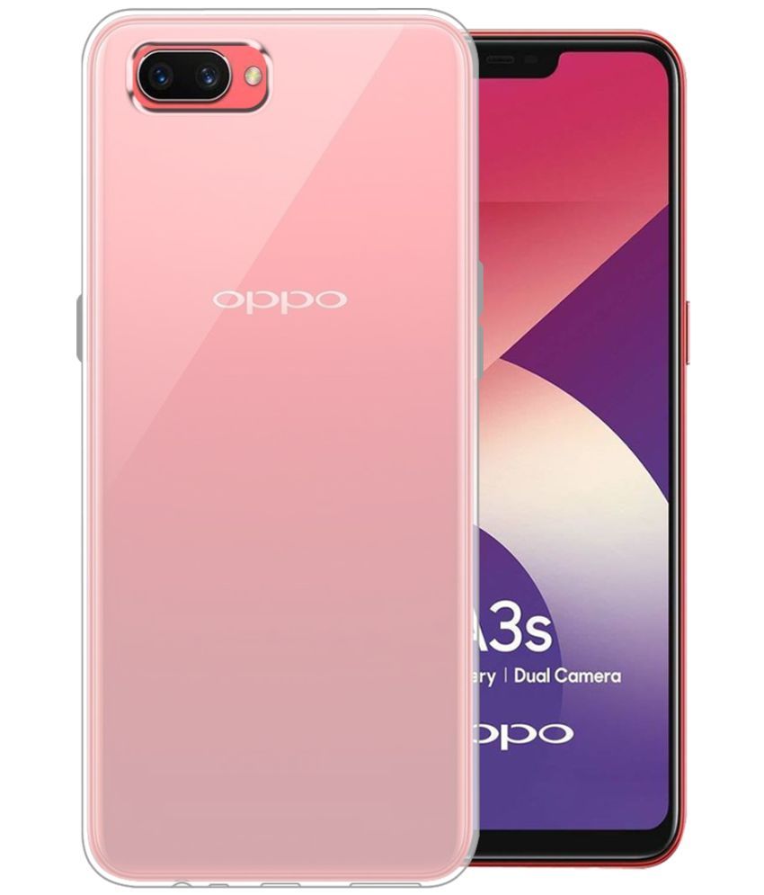     			Fashionury Transparent Plain Cases For Oppo A3s -