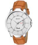 Jaxer - Brown PU Analog Men's Watch