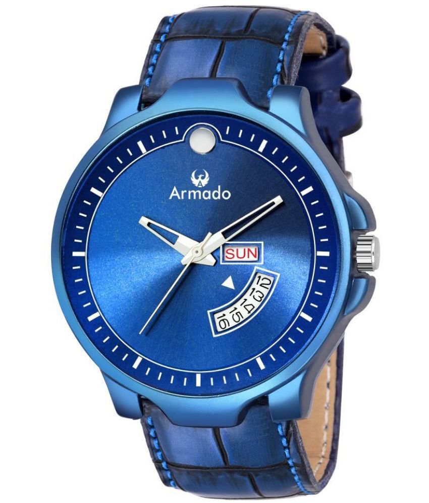     			Armado 5005-blue day&date Leather Analog Men's Watch