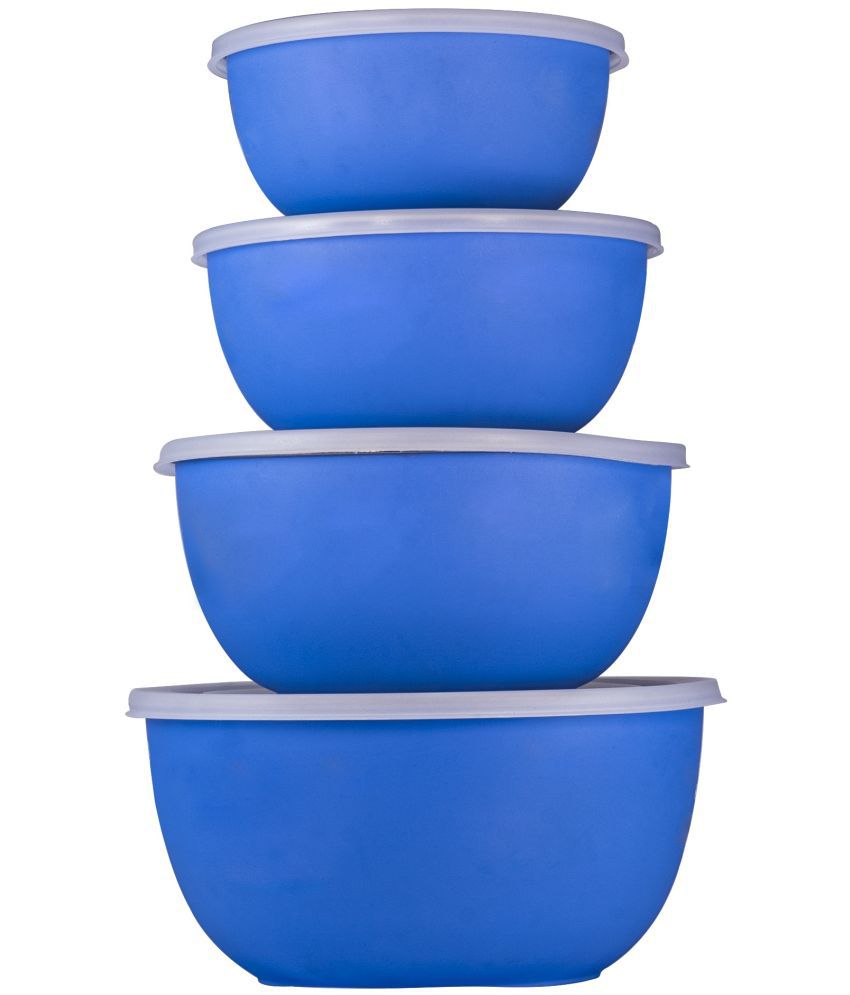     			BOWLMAN Steel Food Container Set of 4 4900 mL