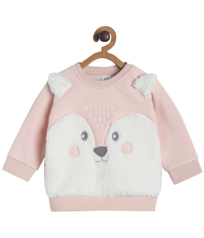     			MINI KLUB Pink Sweatshirt For Baby Boy