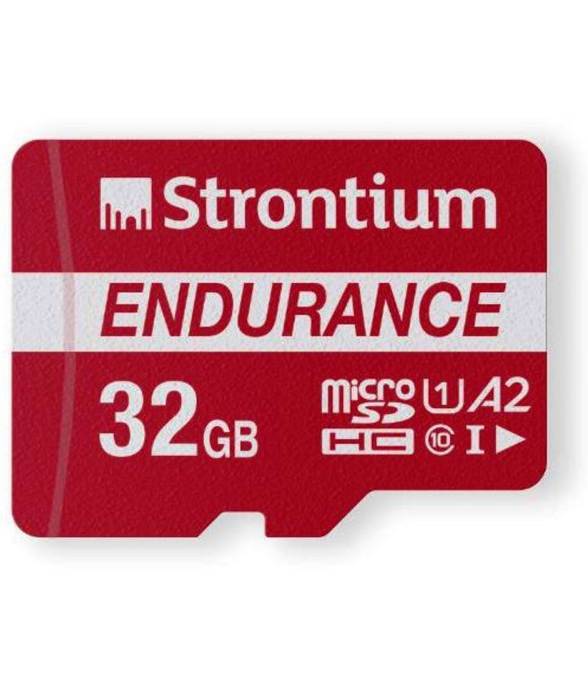 Strontium 32GB Nitro Plus Endurance A2 MicroSDXC Card with SD Adapter