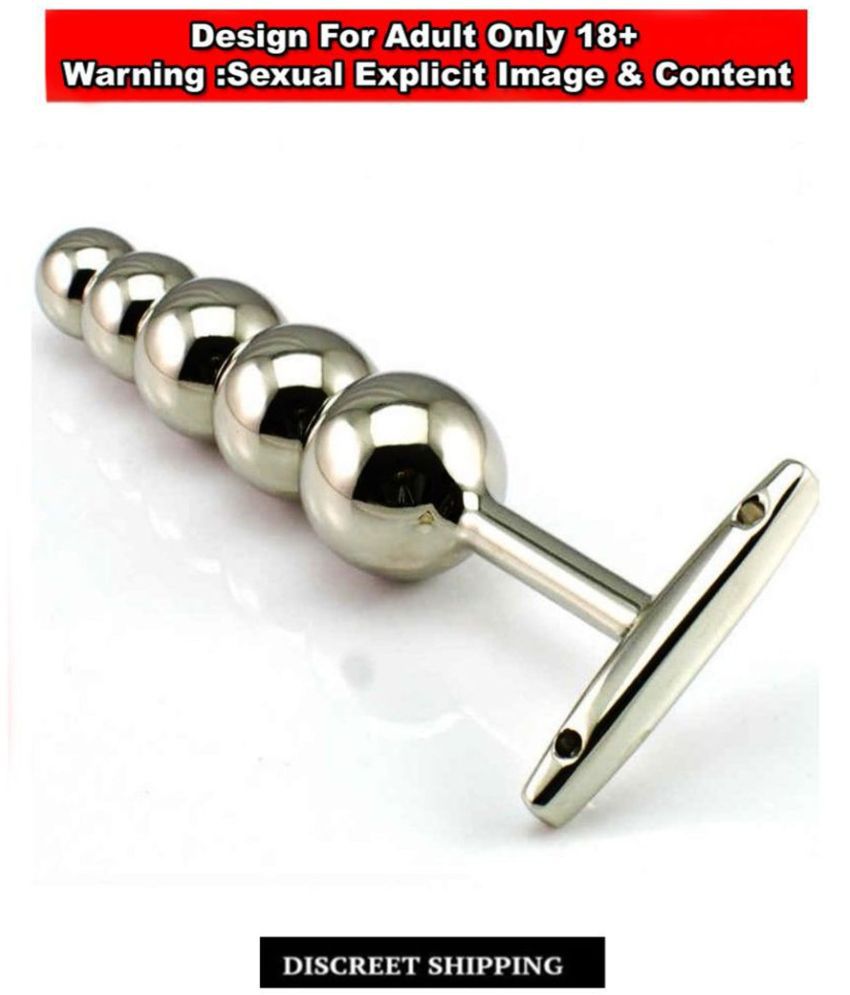 Tower shape Large Metal Butt Plug Super Big Size Metal Anal Dildo Plug Massager Sex Toys with Beads Women/Men Sex Products