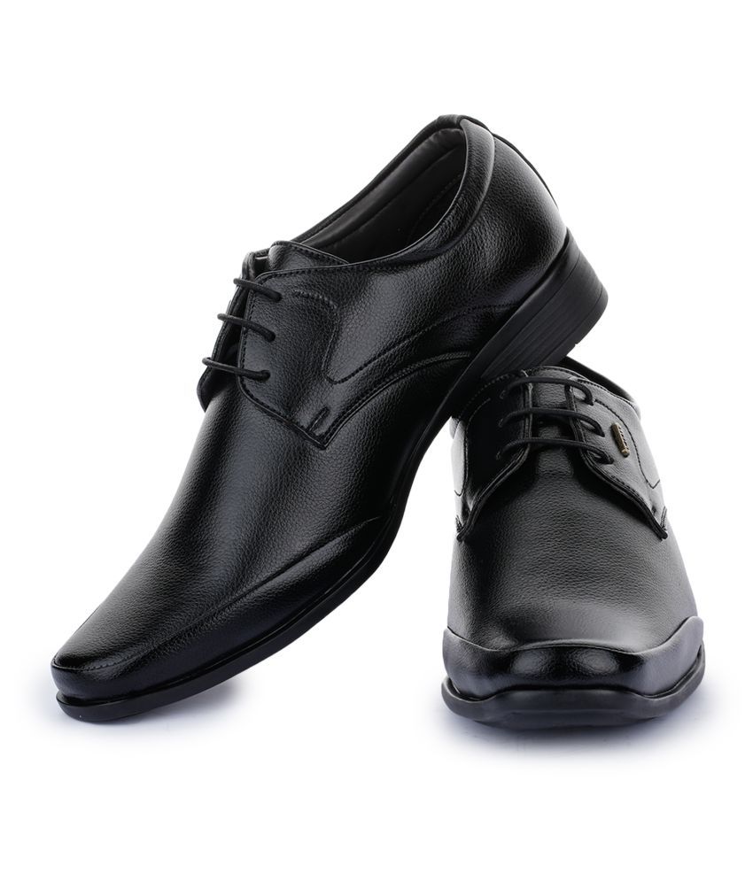 liberty men's black formal shoes
