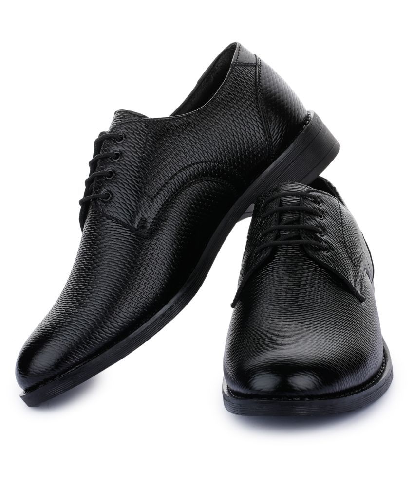 liberty men's black formal shoes
