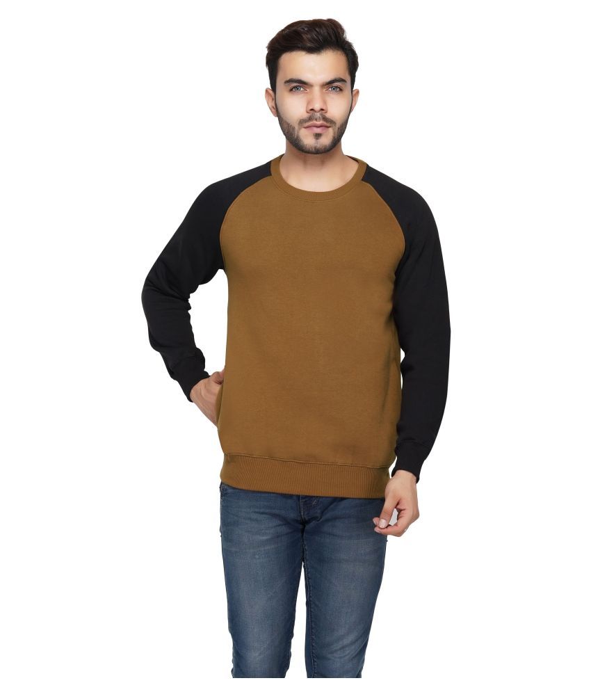 brown sweatshirt outfit men