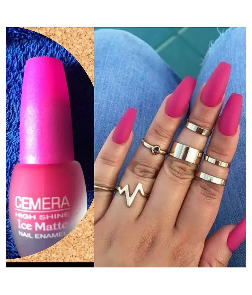 Cemera Matte nail polish black black - Price in India, Buy Cemera Matte  nail polish black black Online In India, Reviews, Ratings & Features |  Flipkart.com