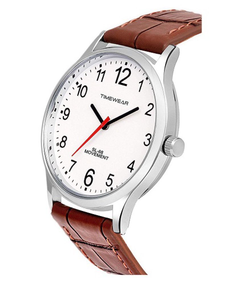 TIMEWEAR 233WDTG Leather Analog Men's Watch Buy TIMEWEAR 233WDTG Leather Analog Men's Watch